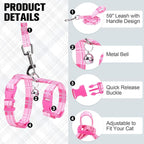 BEAUTYZOO Cat Harness and Leash Set Escape Proof - Image 2