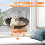 Homegroove Cat Window Perch, 18 x 12 Inch Foldable Cat Hammock - Image 4