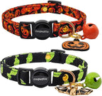 2 Pack Cotton Breakaway cat Collars by Cognatio