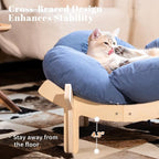 CHEERHOME PETS Elevated Cat Bed Wooden - Image 2