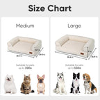 FUKUMARU Dog Couch Bed, Corduroy Cozy Cat Bed - Image 6