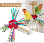 Bird Perch Toy for Cage, Spinning Windmill Bird Perch Toy, 360° Rotating - Image 4