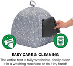 Furhaven Cat Bed Cave for Indoor Cats & Small Dogs, Washable & Foldable w/ - Image 5