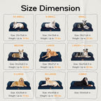Small Dog Bed Orthopedic Washable Cat Bed Memory Foam Small Couch Sofa Indoor - Image 2