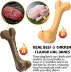 Indestructible Dog Bones for Aggressive Chewers, Durable Tough Puppy Teething - Image 3