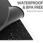 ESTHELLO Cat Litter Mat, Cat Litter Trapping Mat, Honeycomb Double Layer Design - Image 4