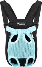 Pawaboo Pet Carrier Backpack, Adjustable Pet Front Cat Dog Carrier Backpack by Pawaboo