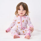 pureborn Baby Infant Boys Girls Sleeper Snug Fit Viscose from Bamboo Pajamas - Image 2