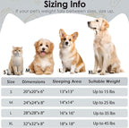 28in Large Dog Bed, Medium Size Dog and Cats, Calming Donut Bed - Image 2