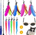 ZPH Cat Toys Interactive for Indoor Cats, Interactive Feather Toy for Teaser by PetsToys