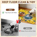 Dog Food Mat for Bowls, Absorbent Quick Dry Dog Cat Mats for Food and Water - Image 3