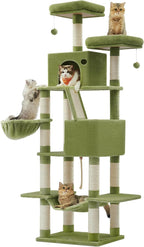 Feandrea Cat Tree, 81.1-Inch Large Cat Tower, 2 Perches, 2 Caves by FeandreabySONGMICSHOME