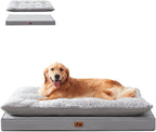 2-Pack Waterproof Dog Bed Large Size Dogs, Plush Cushion & Orthopedic Egg-Crate by WARMREST