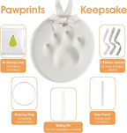 Pearhead Pet Paw Print Keepsake Ornament Kit, Memorial Clay Paw Impression - Image 5