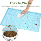 Ptlom Dog Food Mat Anti-Slip Dog Bowl Mats - Image 7