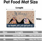 Personalized Dog Cat Mat with Name Photo Custom Placemat Feeding Mats - Image 2