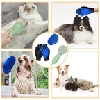 GJEASE Cat Grooming Glove Brush, Self-Cleaning Slicker Pet Brush - Image 7