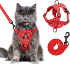 Escape Proof Cat Harness and Leash Set by GCVOPTON