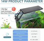 hygger Clip On 24/7 Lighting Aquarium LED Light, Sunrise-Daylight-Moonlight and - Image 5