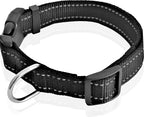 Adjustable Nylon Dog Collar, Reflective Collar 1 Inch 3/4 Inch 5/8 Inch Wide - Image 2