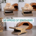 Reversible Cat Scratcher Bed, Large Scratching Board - Image 5