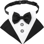 Segarty Formal Dog Tuxedo Bandana Dog Wedding Attire, Adjustable Collar by Segarty