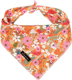 ARING PET Floral Dog Bandanas, Flower Leaf Triangle Scarf by ARINGPET