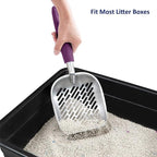 WePet Cat Litter Scoop, Aluminum Alloy Sifter, Kitty Metal Scooper, Deep Shovel - Image 5