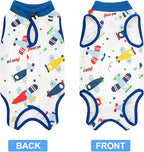 Coppthinktu Cat Recovery Suit Female, Breathable Cat Onesie After Surgery Female - Image 7