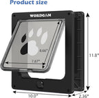 Wordcam X-Large Cat Door, Strong Cat Door - Image 6