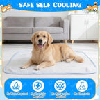 Chunful 4 Pack Pet Cooling Mat 26 x 20 Inches Cooling Pads - Image 7