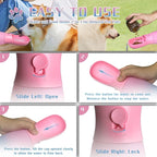 Dog Water Bottle with Food Container, 19Oz Large Capacity Portable Dog Water - Image 6
