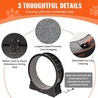 VEVOR Cat Exercise Wheel, 43.3" Large Cat Treadmill - Image 6