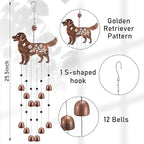 24 Inch Metal Wind Chimes Decor - Image 2