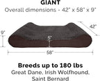 Furhaven Replacement Dog Bed Cover Ultra Plush Faux Fur & Suede Contour Luxe - Image 3