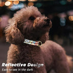 Reflective Dog Collar for Small Dogs, Cute Boho Adjustable Heavy-Duty Nylon - Image 3