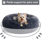 WNPETHOME Calming Dog Beds for Large Dogs, Anti-Anxiety Donut Pet Bed, Fluffy - Image 5