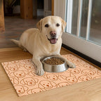 Adorable Cute Dog Faces Pattern Pets Food Mat Spill-Proof Pets Feeding Mats - Image 4
