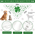 St. Patrick's Day Dog Bandana, 2 Pack Adjustable Holiday Party Pets Saint - Image 3