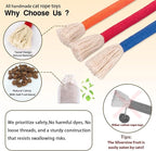 Retro Shaw Cat Chew Toys, Safe Dental Cleaning Interactive Toy - Image 3