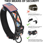DAGANXI Tactical Dog Collar, Adjustable Military Training Nylon Dog Collar - Image 5