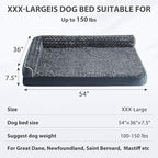 BFPETHOME Orthopedic Dog Beds for Large Dogs-Waterproof Sofa Dog Bed - Image 5