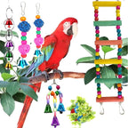 Bird Swing Standing Chewing Training Hanging Toy Hammock Climbing Ladder - Image 2