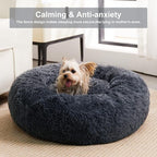 WNPETHOME Calming Dog Bed & Cat Bed, Anti-Anxiety Donut Small Dog Beds - Image 3