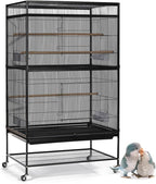 ASOCEA Large Bird Cage Seed Cather, Bird Cage Cover Adjustable Soft Airy Skirt by ASOCEA