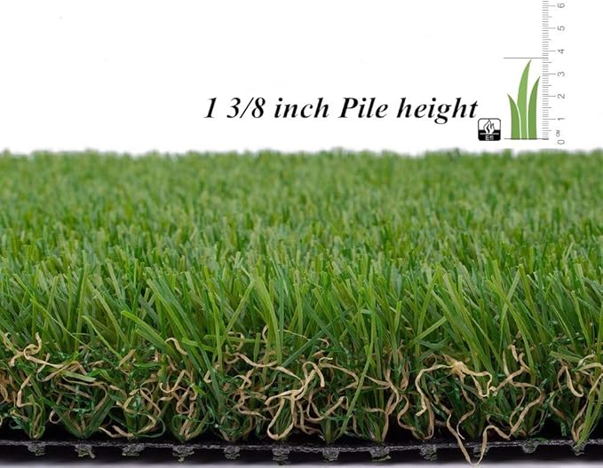 ALTRUISTIC Artificial Grass 11FTX40FT, Realistic Fake Grass Deluxe Turf - Image 7