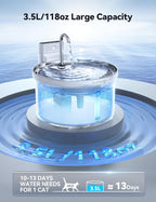 Wireless Cat Water Fountain FEELNEEDY Automatic Pet Water Dispenser - Image 6