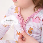 pureborn Baby Infant Boys Girls Sleeper Snug Fit Viscose from Bamboo Pajamas - Image 5
