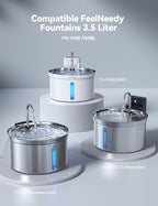 6 Pack Cat Water Fountain Filter & 6 Pack Pump Filter Sponges Replacement - Image 4