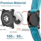Airtag Dog Collar with Waterproof Air Tag Holder, Luminous Reflective, Soft - Image 3